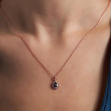 Tear Drop Topaz November Birthstone Necklace ¥ Mystic Topaz Necklaces - Trending Silver Gifts