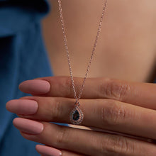 Tear Drop Topaz November Birthstone Necklace ¥ Mystic Topaz Necklaces - Trending Silver Gifts