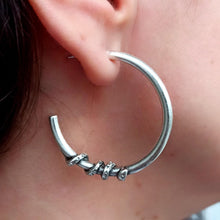 Snake Huggie Earrings ¥ Sterling Silver Snake Earrings ¥ G?ft For Her - Trending Silver Gifts