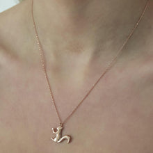 Squirrel Necklace Pendant ¥ Sterling Silver Squirrel Necklace - Trending Silver Gifts