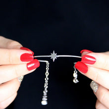 North Star Silver Bangle Braclet ¥ Bridesmaid Gift For Wedding - Trending Silver Gifts