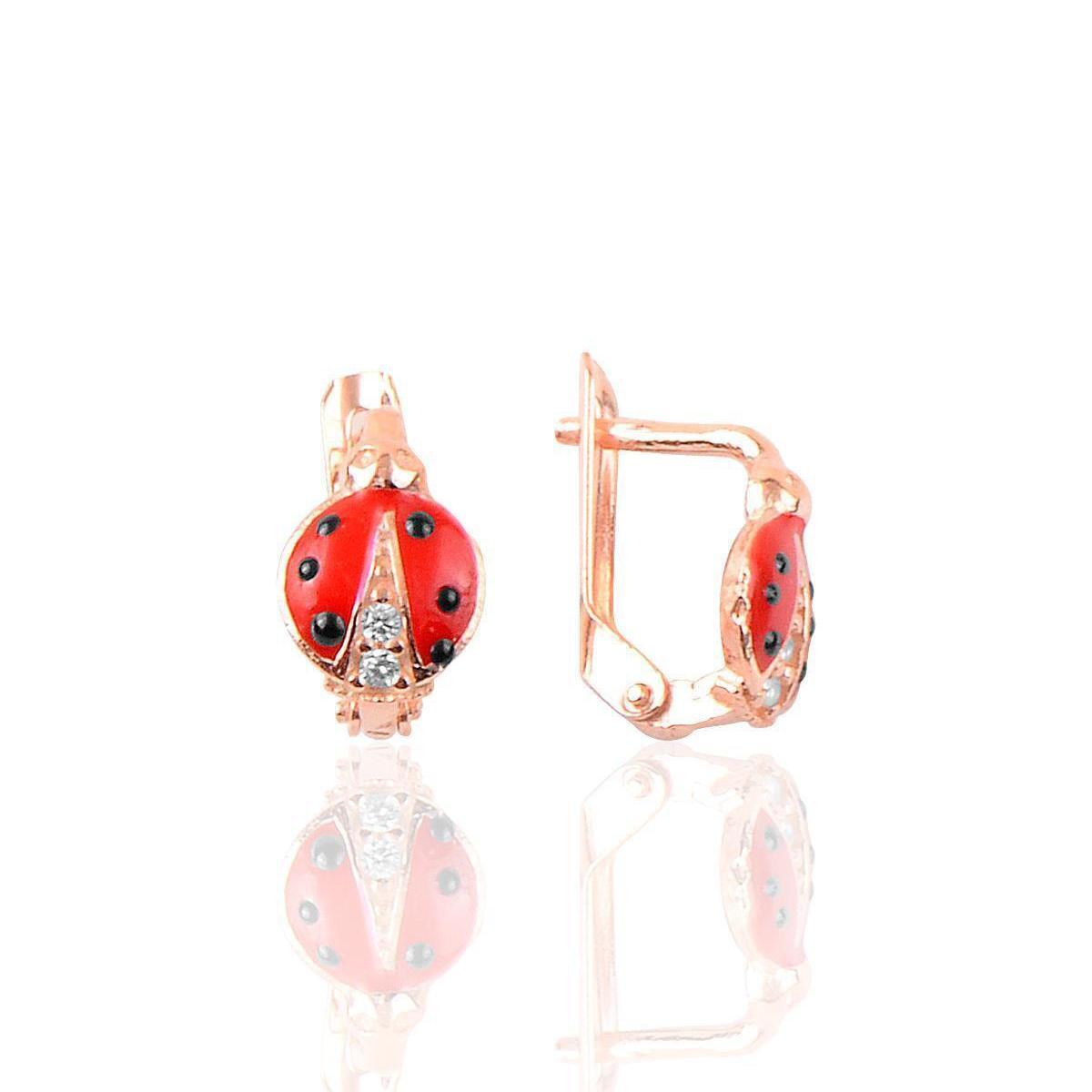 Ladybug Earrings Australia • Ladybug Clip On Earrings • Gift For Her - Trending Silver Gifts