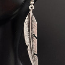 Feather Drop Earrings ¥ Feather Earrings Silver ¥ Hippie Jewelry - Trending Silver Gifts