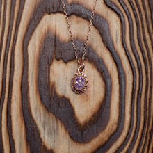 Handmade Gold Amethyst Pendant ¥ Sterling Silver Handmade Necklace - Trending Silver Gifts