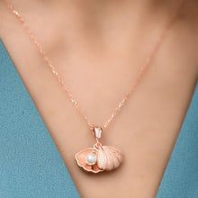 Pearl And Oyster Necklace ¥ Pearl Necklace With Pendant ¥ Gift For Mom - Trending Silver Gifts