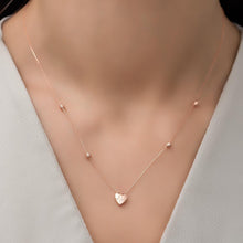 Satellite Chain Heart Necklace ¥ Heartbeat Satellite Chain Necklace - Trending Silver Gifts