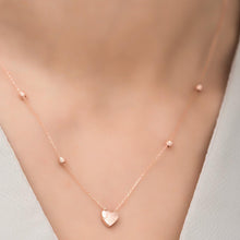 Satellite Chain Heart Necklace ¥ Heartbeat Satellite Chain Necklace - Trending Silver Gifts
