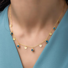 Evil Eye Satellite Chain Necklace Gold ¥ Real Evil Eye Necklace - Trending Silver Gifts