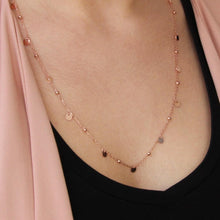 Satellite Chain Necklace Gold ¥ Coin Satellite Necklace Gold - Trending Silver Gifts