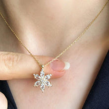 Gold Layered Lotus Flower Necklace ¥ Charm White Lotus Silver Necklace - Trending Silver Gifts