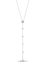 Layered Diamond Necklace ¥ Dangle Diamond Necklace ¥ Star Necklace - Trending Silver Gifts