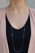 Layered Diamond Butterfly Necklace ¥ Sterling Silver Layered Necklace - Trending Silver Gifts