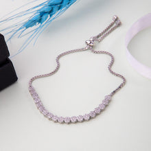 Diamond Chain Daisy Bracelet ¥ Bridesmaid Gift For Wedding Day - Trending Silver Gifts