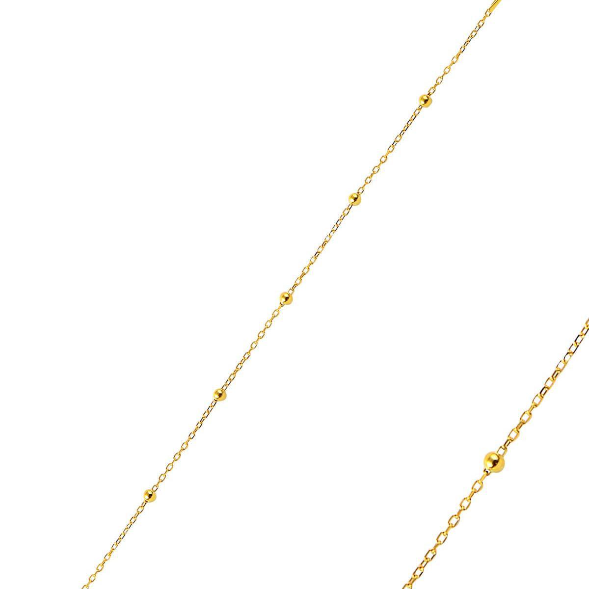 Gold Satellite Chain Bracelet • Dainty Satellite Chain Bracelet - Trending Silver Gifts