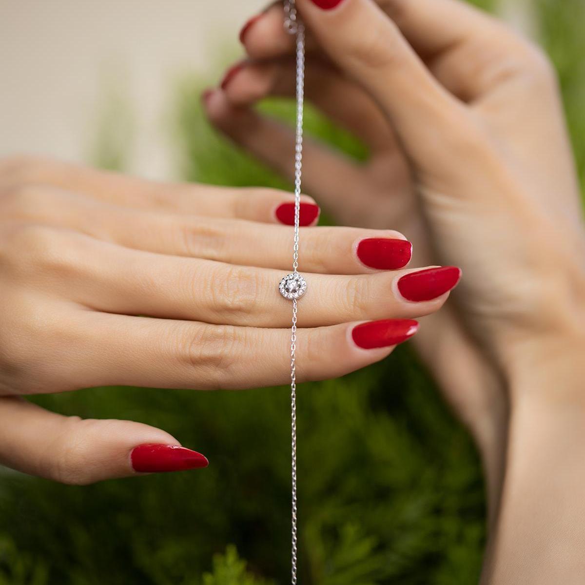 Cubic Zirconia Bracelets Wedding ¥ Cubic Zirconia Bracelet Silver - Trending Silver Gifts