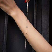 Black Zircon Bracelet ¥ Birthstone Bracelet For Grandma - Trending Silver Gifts