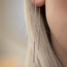 Threader Bar Earrings ¥ Threader Earrings Sterling Silver - Trending Silver Gifts