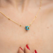 Evil Eye Satellite Chain Necklace Gold ¥ Real Evil Eye Necklace - Trending Silver Gifts