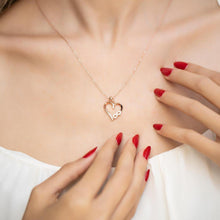 Infinity Heart Necklace ¥ Rose Gold Infinity Necklace ¥ Gift For Mom - Trending Silver Gifts