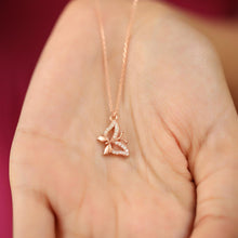 Butterfly Diamond Necklace ¥ Minimalist Gold Necklace - Trending Silver Gifts