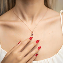 Amethyst Birthstone Necklaces ¥ Birthstone Necklace For Grandma - Trending Silver Gifts