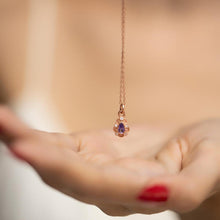 Amethyst Birthstone Necklaces ¥ Birthstone Necklace For Grandma - Trending Silver Gifts