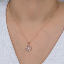 Diamond Lotus Necklace ¥ Lotus Flower Necklace ¥ Gift for Yoga Love - Trending Silver Gifts