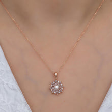 Diamond Lotus Necklace ¥ Lotus Flower Necklace ¥ Gift for Yoga Love - Trending Silver Gifts