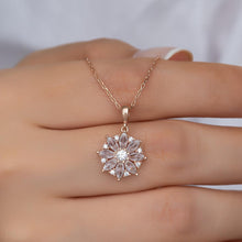 Diamond Lotus Necklace ¥ Lotus Flower Necklace ¥ Gift for Yoga Love - Trending Silver Gifts