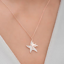 Starfish Diamond Pendant ¥ Star Necklace Gold ¥ Star Sign Necklace - Trending Silver Gifts