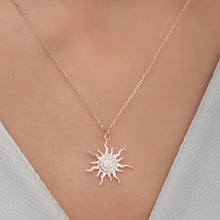 Sunshine Necklace Rose ¥ You Are My Sunshine Necklace ¥ Gift For Her - Trending Silver Gifts