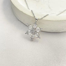 Gold Layered Lotus Flower Necklace ¥ Charm White Lotus Silver Necklace - Trending Silver Gifts