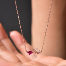 Flower Necklace Silver ¥ Clover Mother Of Pearl Necklace - Trending Silver Gifts