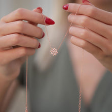 Snowflake Necklace Diamond ¥ Snowflake Pendant Women Necklace - Trending Silver Gifts