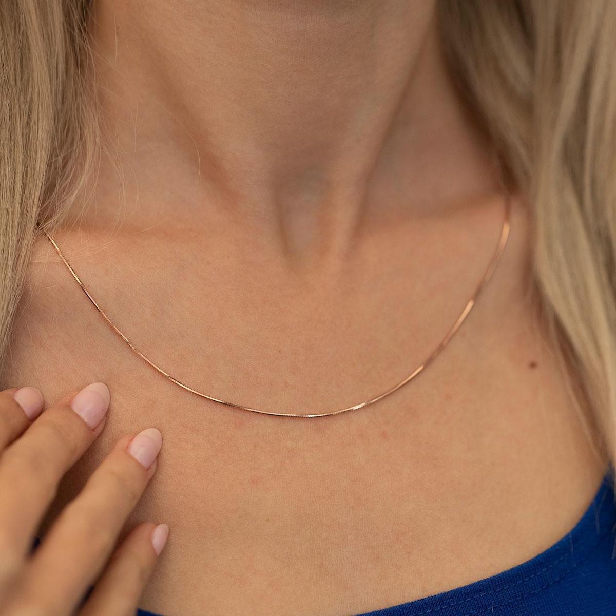 Italian Chain Gold ¥ Italian Silver Chain ¥ Gift For Her - Trending Silver Gifts