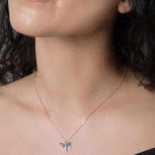 Dragonfly Diamond Necklace ¥ Sterling Silver Dragonfly Necklace - Trending Silver Gifts