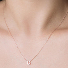 G Initial Necklace Gold ¥ 14K Gold Initial Necklace ¥ Gift For Her - Trending Silver Gifts