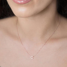 C Initial Necklace Rose ¥ Rose Gold Initial Necklace ¥ Gift For Her - Trending Silver Gifts