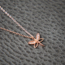 Dragonfly Diamond Necklace ¥ Dragonfly Pendant Necklace ¥ Gift For Her - Trending Silver Gifts