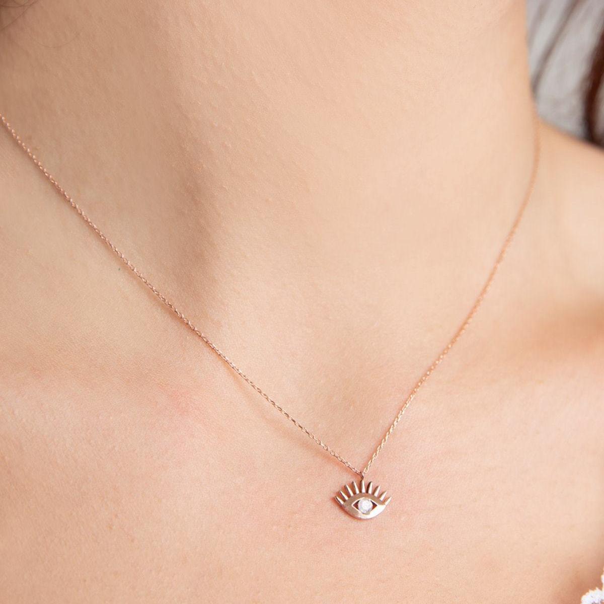 Eye Of Horus Necklace ¥ Protection Eye Necklace ¥ Eye Evil Necklace - Trending Silver Gifts