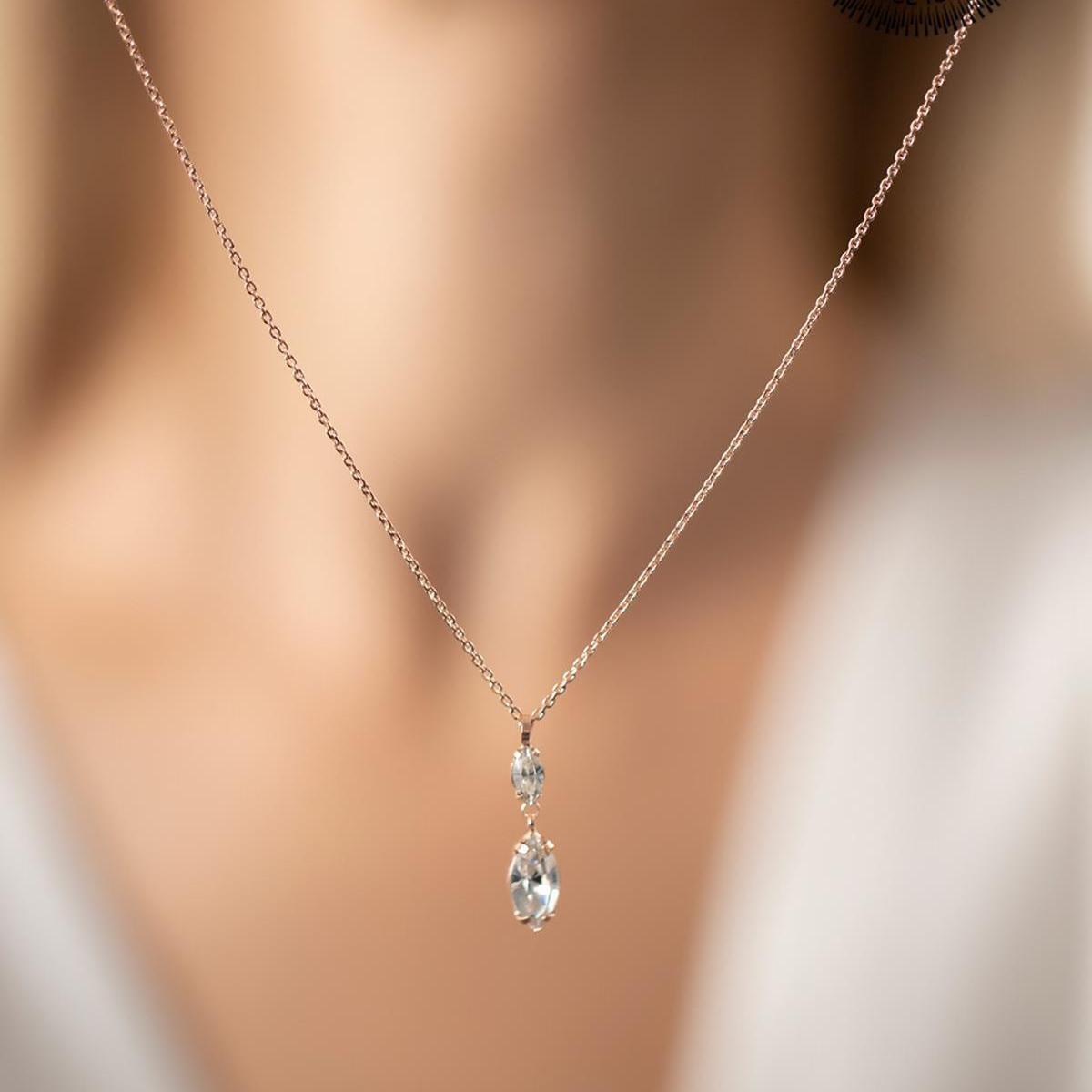 Swarovski Necklace Sale • Swarovski Crystal Necklace • Gift For Her - Trending Silver Gifts