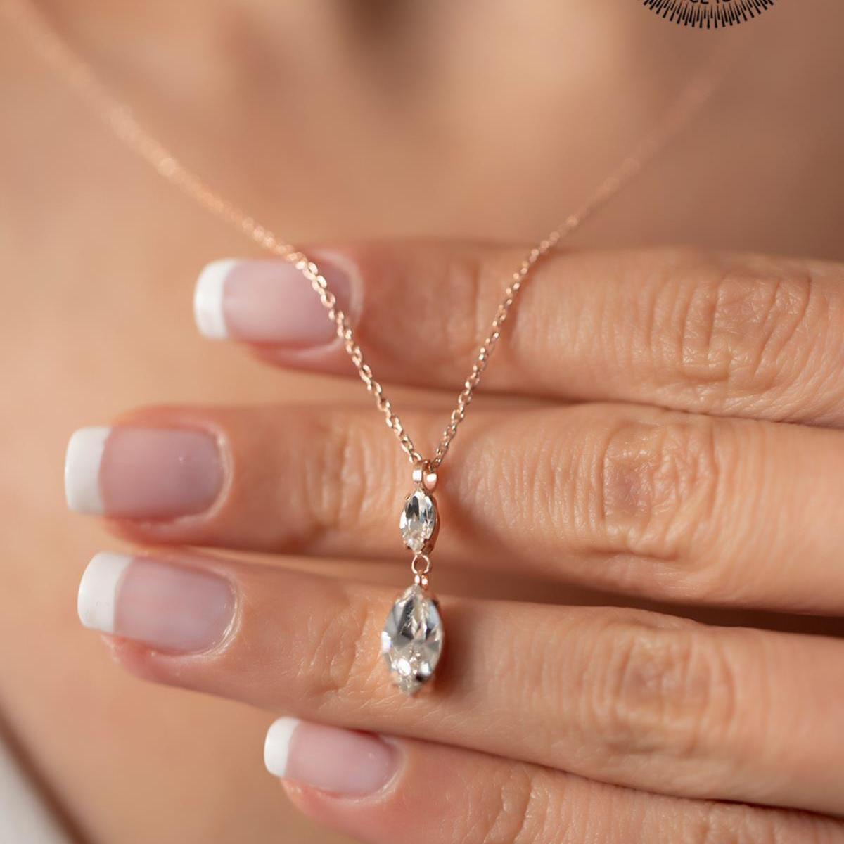 Swarovski Necklace Sale • Swarovski Crystal Necklace • Gift For Her - Trending Silver Gifts