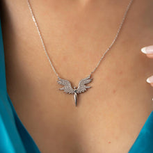 Guardian Angel Necklace ¥ Angel Wings Necklace Silver ¥ Gift for Mom - Trending Silver Gifts