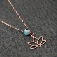 Evil Eye Protection Necklace ¥ Evil Eye Lotus Flower Necklace - Trending Silver Gifts