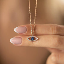 Eye Of Horus Necklace ¥ Diamond Evil Eye Necklace ¥ Gift For Her - Trending Silver Gifts