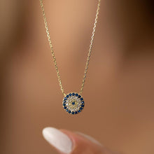 Real Evil Eye Necklace ¥ Birthday Gift For Mom Who Has Everything - Trending Silver Gifts