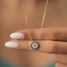 Real Evil Eye Necklace ¥ Birthday Gift For Mom Who Has Everything - Trending Silver Gifts