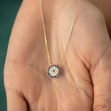 Real Evil Eye Necklace ¥ Birthday Gift For Mom Who Has Everything - Trending Silver Gifts