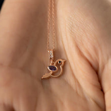 Gold Bird Necklace ¥ Silver Sparrow Necklace ¥ Mama Bird Necklace - Trending Silver Gifts