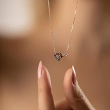 Rose Gold Infinity Necklace ¥ Colorful Infinity Heart Necklace - Trending Silver Gifts